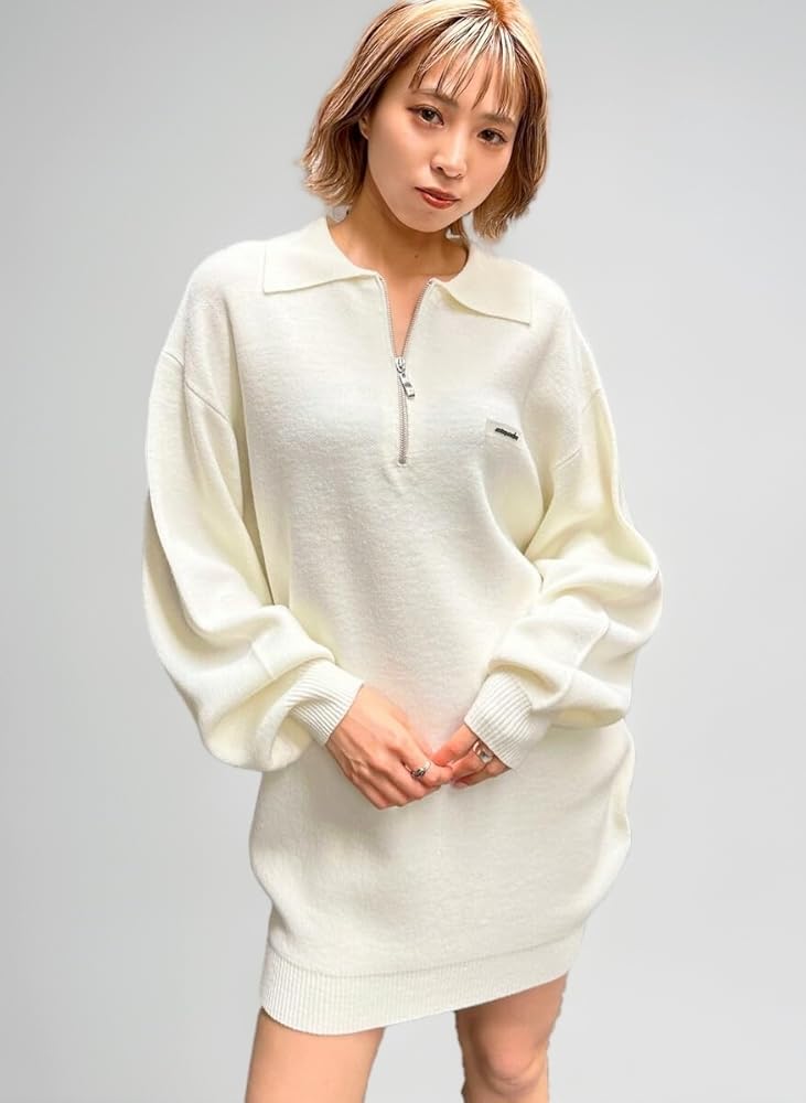 ETEREVE クラシカルミニワンピース クラシカル ドット バイカラー ワンピース le reve vaniller 全3
